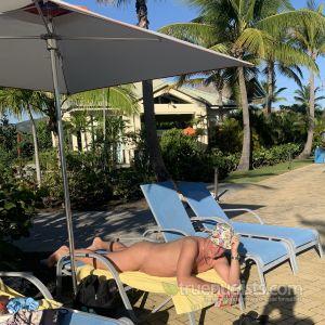 Solo nudist in the wilderness