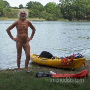One dude in nature
