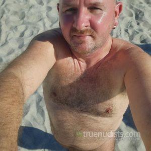 Solo guy on the beach
