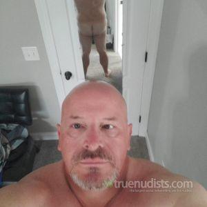 A dude sitting at home