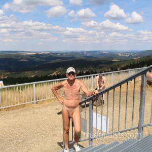 A man outside