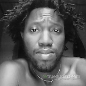 A man relaxing at home