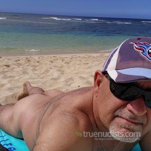 Solo man outdoors