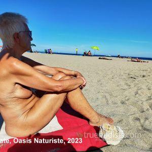 A nudists outdoors