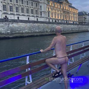 A male outside