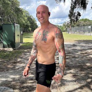 A nudist in the wilderness