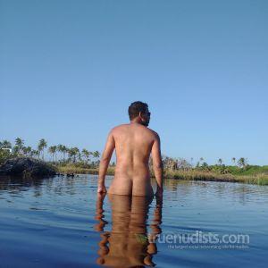 Solo dude outdoors