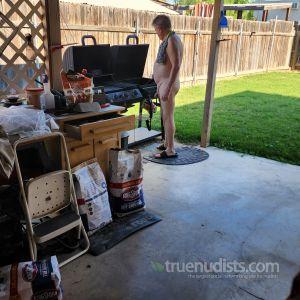 A guy outside