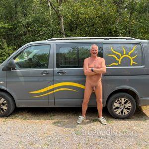 A male in nature